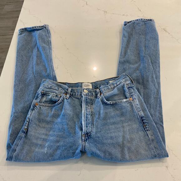 Citizens of Humanity Charlotte High-Rise Straight-Leg Jeans Distressed‎ Size 27 - Picture 5 of 12